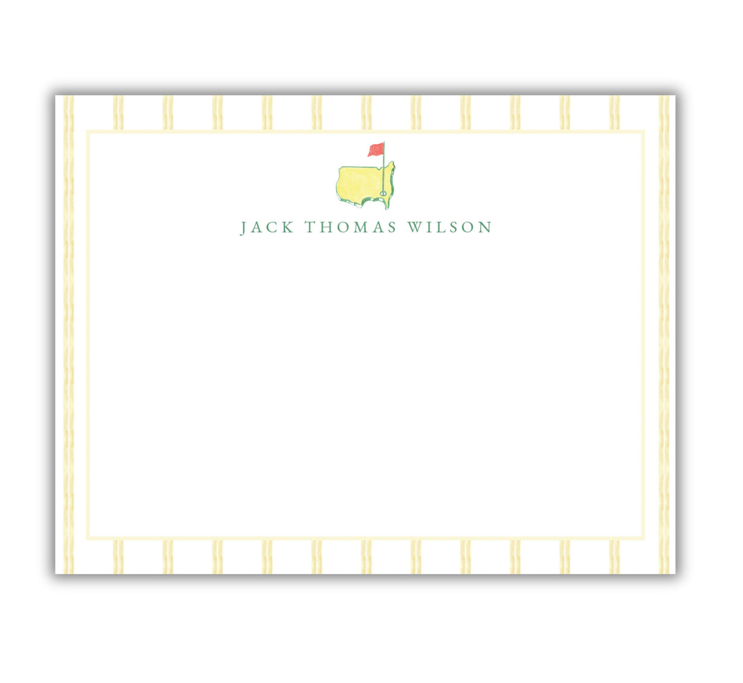 Personalized Pastel Golf Stationery