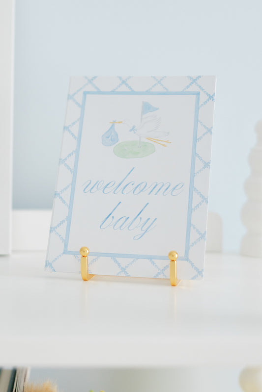 Golf monthly milestone cards for baby photos