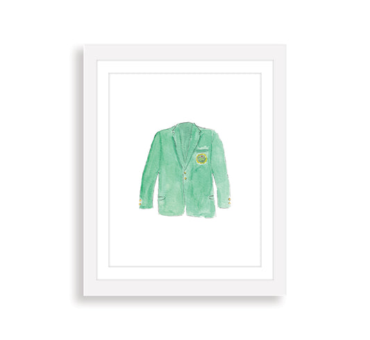 Masters Green Jacket Golf Print