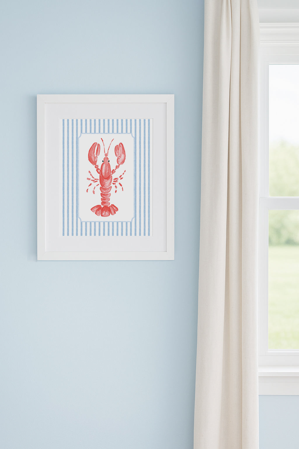 Lobster Watercolor Art Print