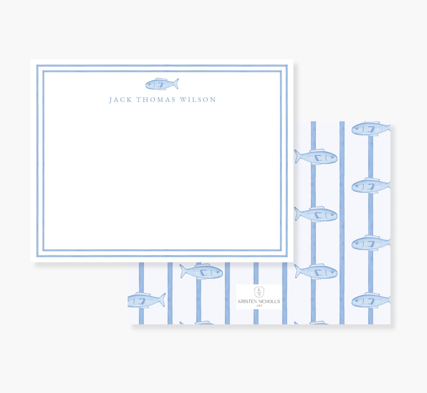 Blue Fish Stationery