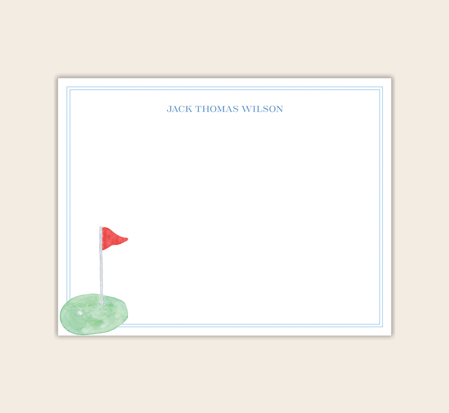 Personalized Baby Golf Stationery