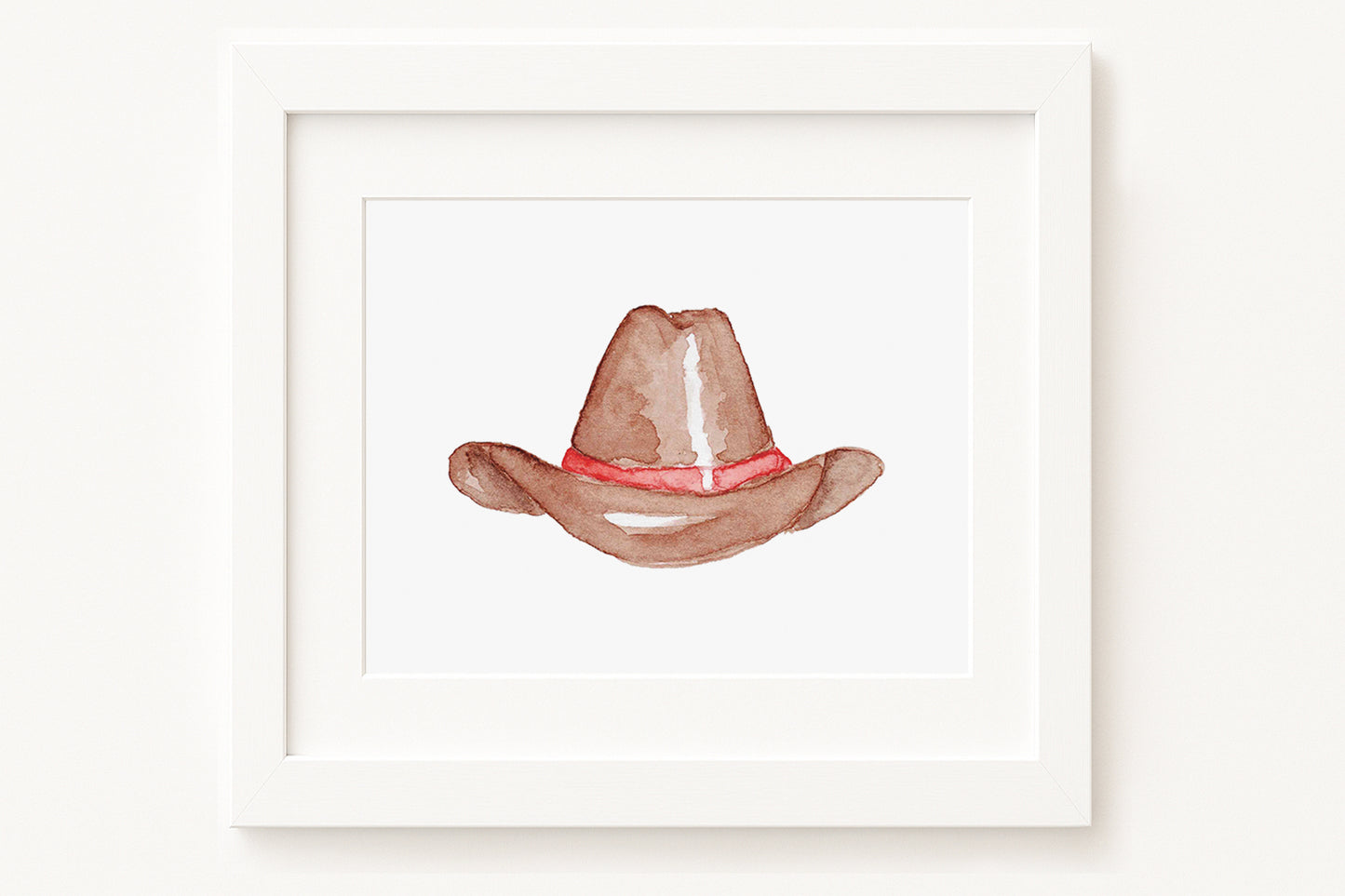 Western/Southern Cowboy Hat 2 Horizontal Art Print