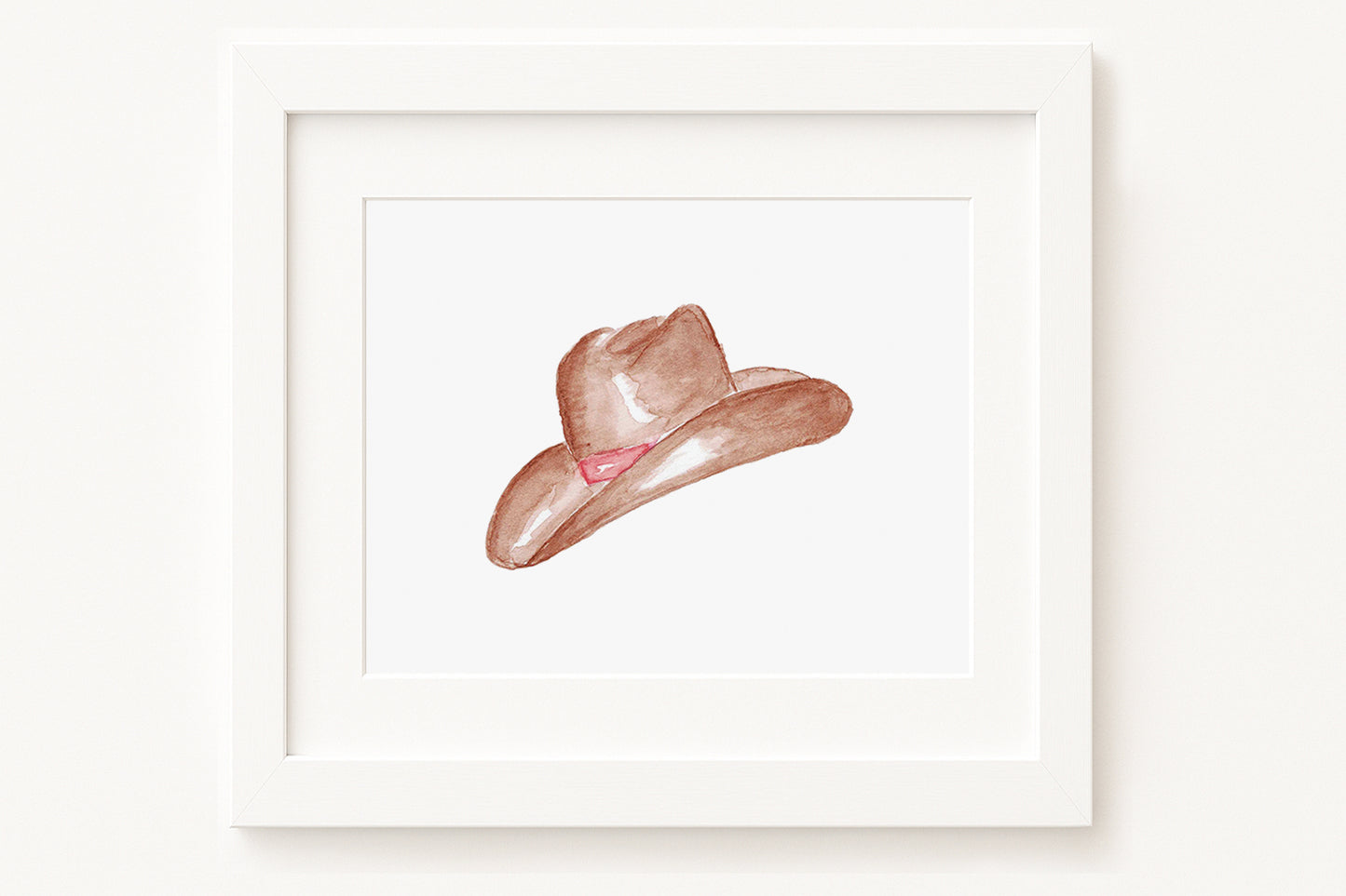 Western/Southern Cowboy Hat 3 Horizontal Art Print