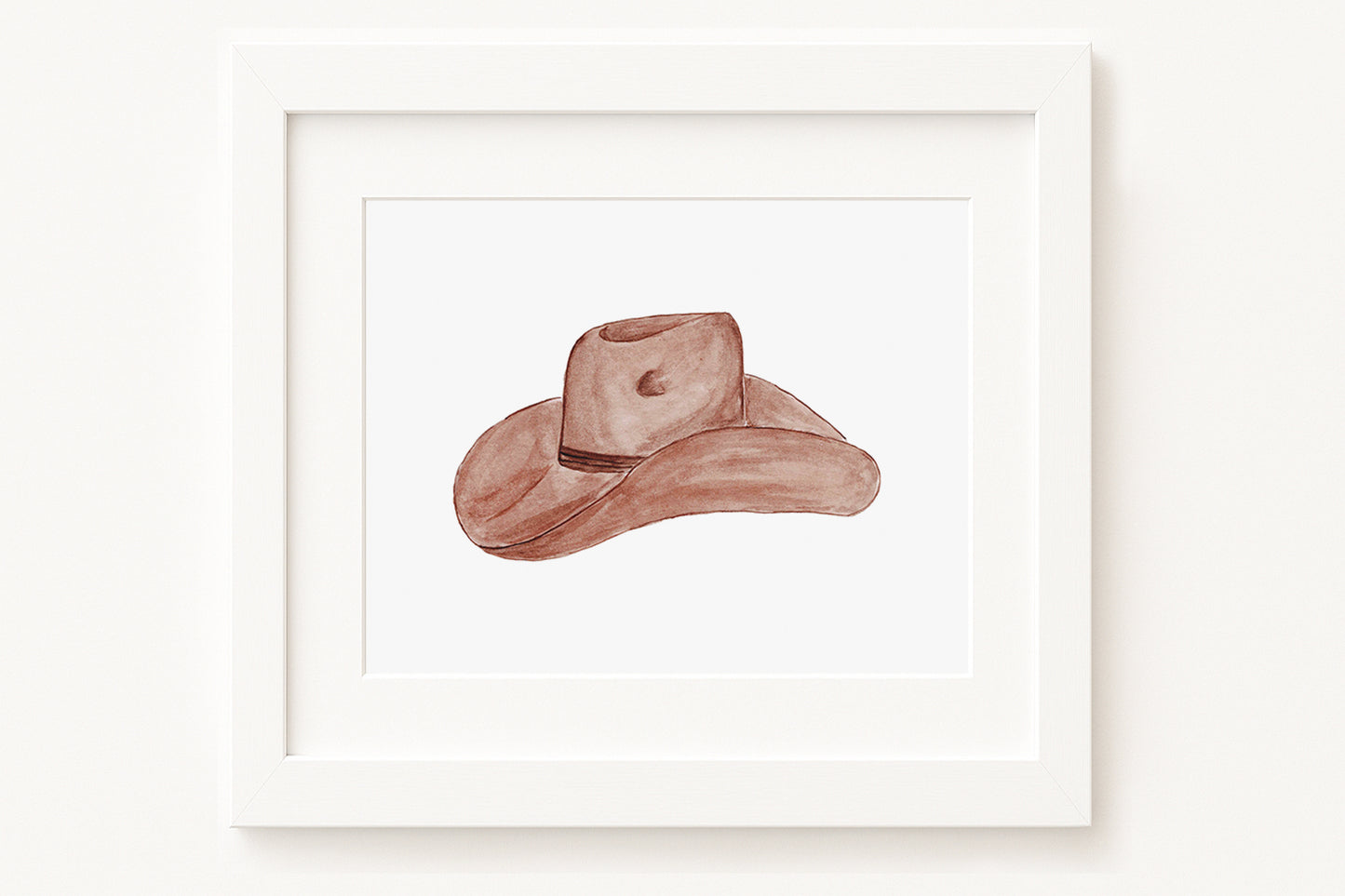 Western/Southern Cowboy Hat 1 Horizontal Art Print