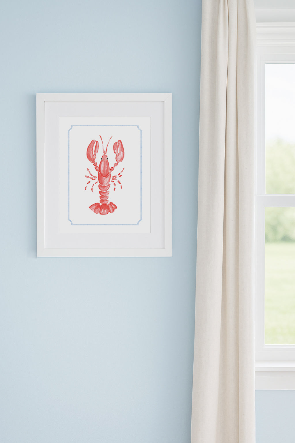 Lobster Watercolor Art Print